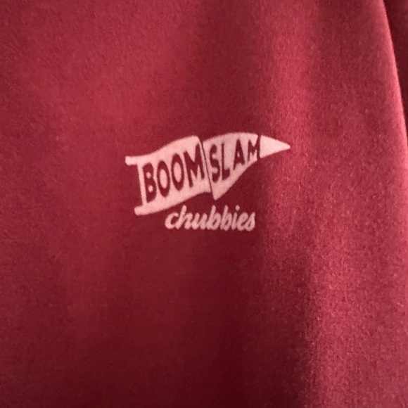 Chubbies Dark Red Crewneck Sweatshirt, 2XL - Picture 2 of 7